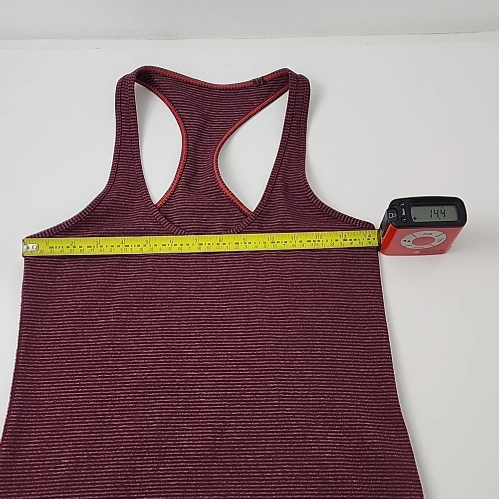 Lululemon Cool Racerback Tank Top Maroon - Picture 7 of 11